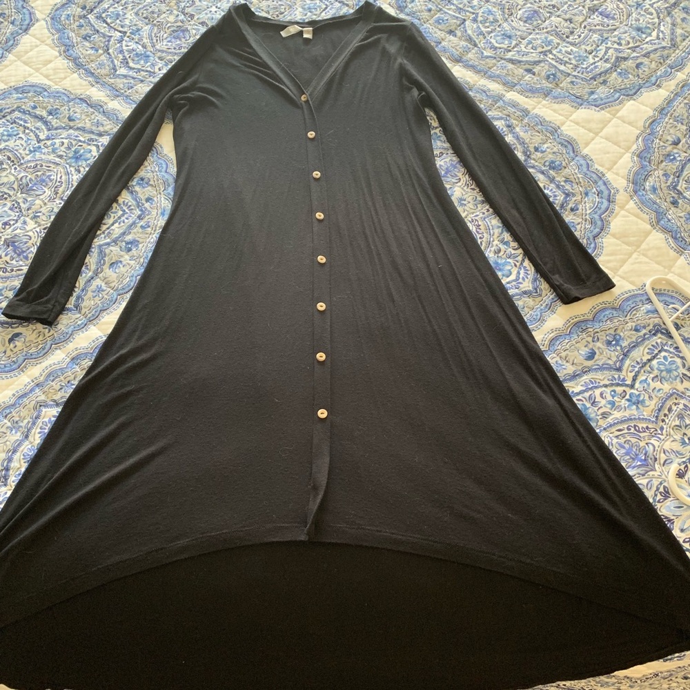 ASOS high low long sleeve dress